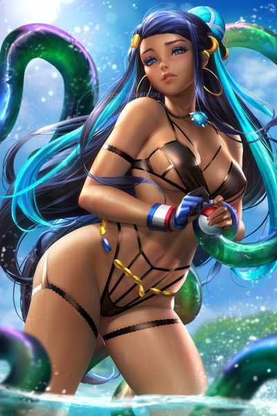 Swimsuit Nessa Pokemon Neoartcore Hentai Arena