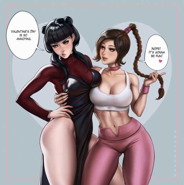 Valentine S Mai And Ty Lee Dandonfuga Avatar The Last Airbender Hentai Arena