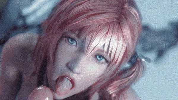 Serah Farron Blowjob Bulging Senpai Final Fantasy Xiii Hentai Arena