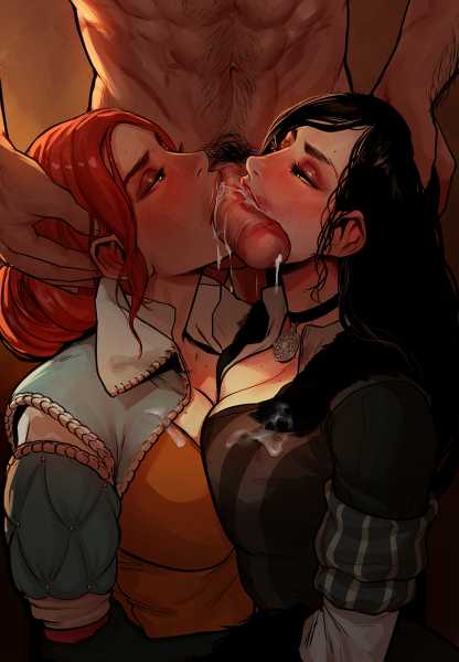 Triss And Yennefer Cherry Gig The Witcher Hentai Arena