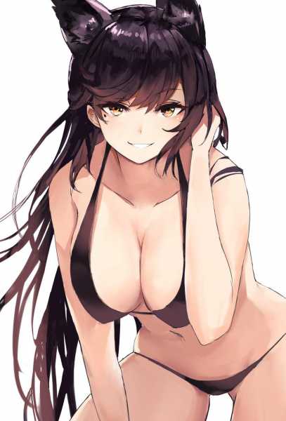 Atago Teasing In Her Bikini Hentai Arena