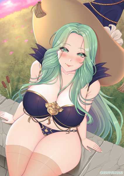 Witch Rhea Fire Emblem CryptidCrab Hentai Arena