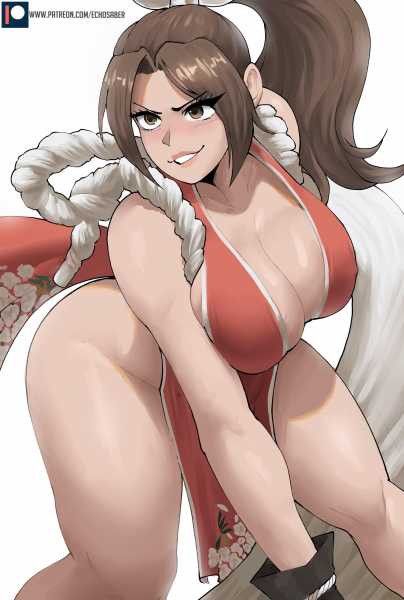 Mai Shiranui Echosaber King Of Fighters Hentai Arena