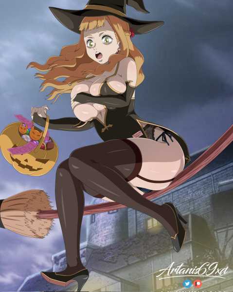 Witch Mimosa Wishes You A Happy Halloween Hentai Arena