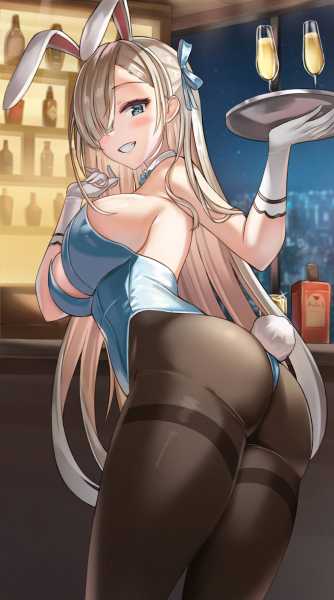 Waitress Bunny Asuna Hentai Arena