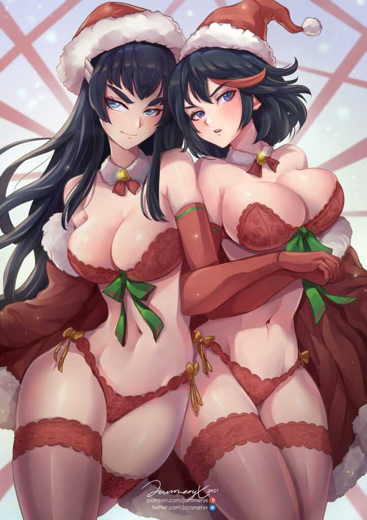 Satsuki And Ryuko Team Up Pudge Ruffian Kill La Kill Hentai Arena