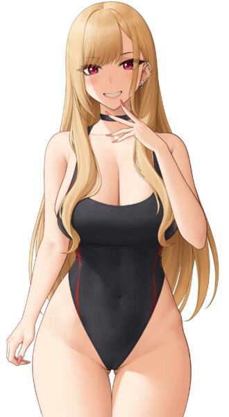 Swimsuit Marin My Dress Up Darling ZaphnArt Hentai Arena