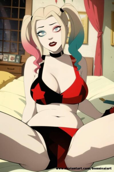 Harley Quinn Bonniealart Harley Quinn Dc Hentai Arena