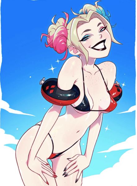 Classic And Modern Harley Quinn Kajin Dc Comics Hentai Arena