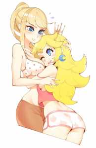 Wholesome AF!... -Samus & Peach- (Helphelt) [Super Mario Bros./Metroid] 2 - Hentai Arena