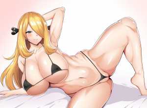 Cynthia in a swim suit [pokemon] 2 - Hentai Arena