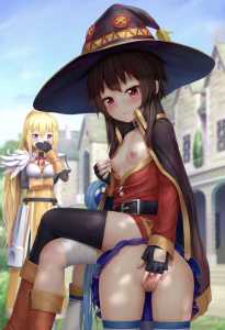 Aqua you're useless but you make a great chair and sex toy 12 - Hentai Arena