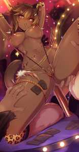Miqo’te Pole Dancing [Final Fantasy XIV] (Merunyaa) 1 - Hentai Arena