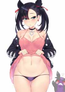 Marnie gives her fans a little peek. [Pokemon] (Kuavera) 3 - Hentai Arena