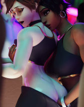 Tracer and Pharah in the club (junkerz) [Overwatch] 12 - Hentai Arena