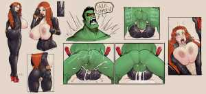Black Widow and Hulk smash [Marvel] (DevilHS) 9 - Hentai Arena