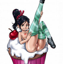 Nice... Hmmmm... Cake) (Vanellope von Schweetz) [Wreck it Ralph] 4 - Hentai Arena