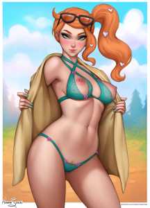 Sonia revealing your prize for winning Elite Four (Aroma Sensei) [Pokémon] 9 - Hentai Arena