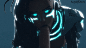 Glowing Sombra Blowjob (Sage of Osiris) [Overwatch]