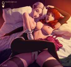 Gwen Stacy and Mary Jane Watson Ready to Fuck [Marvel] (QueenComplex) 10 - Hentai Arena