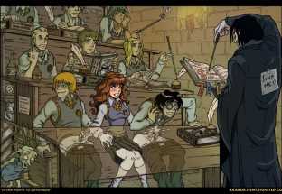 Hermione messing around in class [Harry Potter] (Akabur) 12 - Hentai Arena
