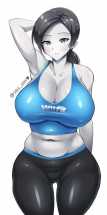 Wii Fit trainer is ready (sole_gem)[Wii Fit]