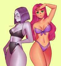 (@c0nt3mp) Starfire & Raven [Teen Titans] 11 - Hentai Arena