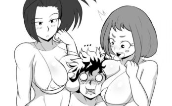 Momo and Ochako fight over deku [My Hero Academia] 9 - Hentai Arena