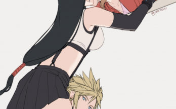 Tifa, Cloud and Aerith practicing polyamory. (@oretsuu) [Final Fantasy 7 Remake] 3 - Hentai Arena