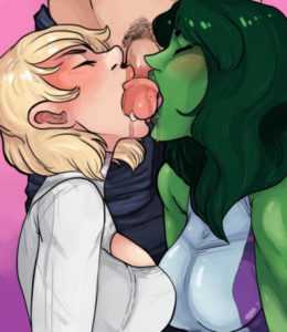 Power Girl and She-Hulk [DC Comics, Marvel Comics]