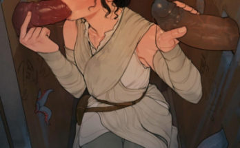 Rey at a Gloryhole (InCase) [Star Wars] 5 - Hentai Arena