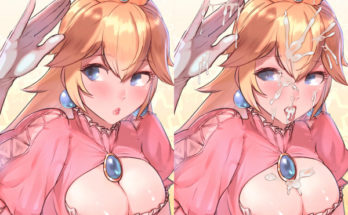 Princess Peach Sloppy Facial [Super Mario Bros] (Mr.takealook) 4 - Hentai Arena