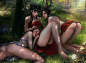 Mai, Ty Lee and Azula (Demonlorddante) [Avatar: The Last Airbender]