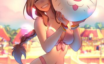 Aerith at the beach [Final Fantasy 7] (Tsuaii) 12 - Hentai Arena