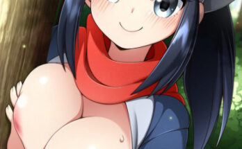 The Female Protagonist/Aurora is giving you a quick peek at her big tits (Iryanic) [Pokemon Legends Arceus] 9 - Hentai Arena
