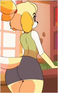 isabelle-giving-us-a-peek-civibes-animal-crossing.gif
