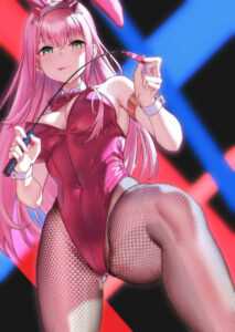 Queen Zero Two on Pink Bunny Suit (SOLar) [Darling In The Franxx]
