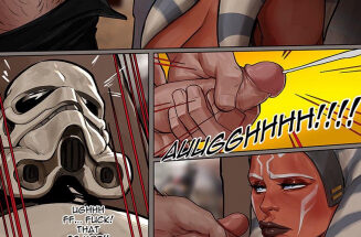 Storm Trooper Misses Ahsoka Facial LMAO (Cherry-Gig) [Star Wars] 9 - Hentai Arena