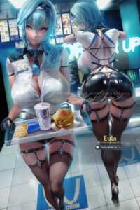 Waitress Eula [Genshin Impact]
