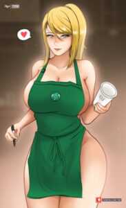 Hi Samus can I get an iced latte with breast milk I mean breast milk I mean (Myst | YHW) [Metroid]