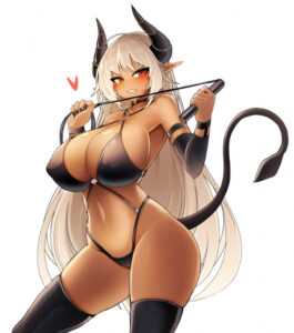 Tan Succubus Wants To Whip You Into Shape