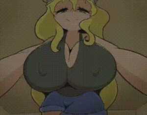 Lucoa boobs play and riding! (Doughroom) [Miss Kobayashi's Dragon Maid]