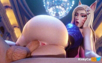 Ahri Creampied (KinkyCat3D) [League of Legends] 1 - Hentai Arena
