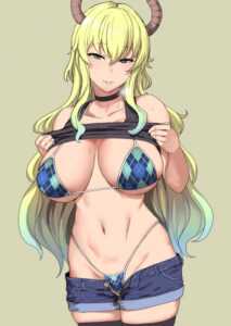 Lucoa showing you her swimsuit wondring if it's too much