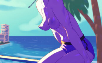 Jinx is just rollerblading down the beach (Playzholder) [DC Comics, Teen Titans] 12 - Hentai Arena
