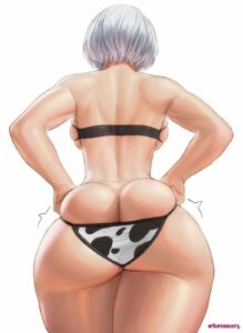 2B's booty is too big for that bikini bottom [NieR:Automata] (SuperBusty)