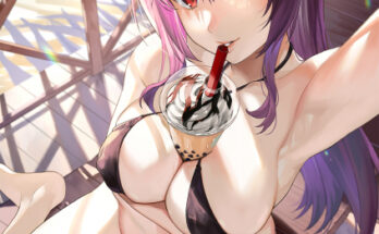 Drinking cold drink on a hot day is the best 9 - Hentai Arena