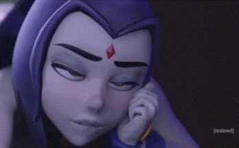 Raven taking it from Beast Boy [Teen Titans] (MSLEWD) 1 - Hentai Arena