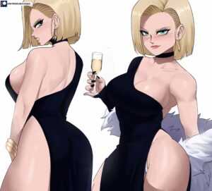 Android 18 in black (Echo Saber) [Dragon Ball]