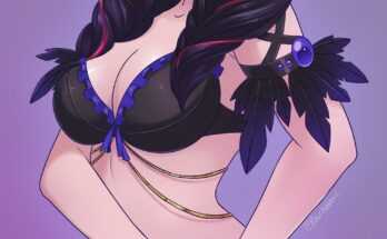 Bayonetta is showing off her new style (Ravenemore) [Bayonetta]